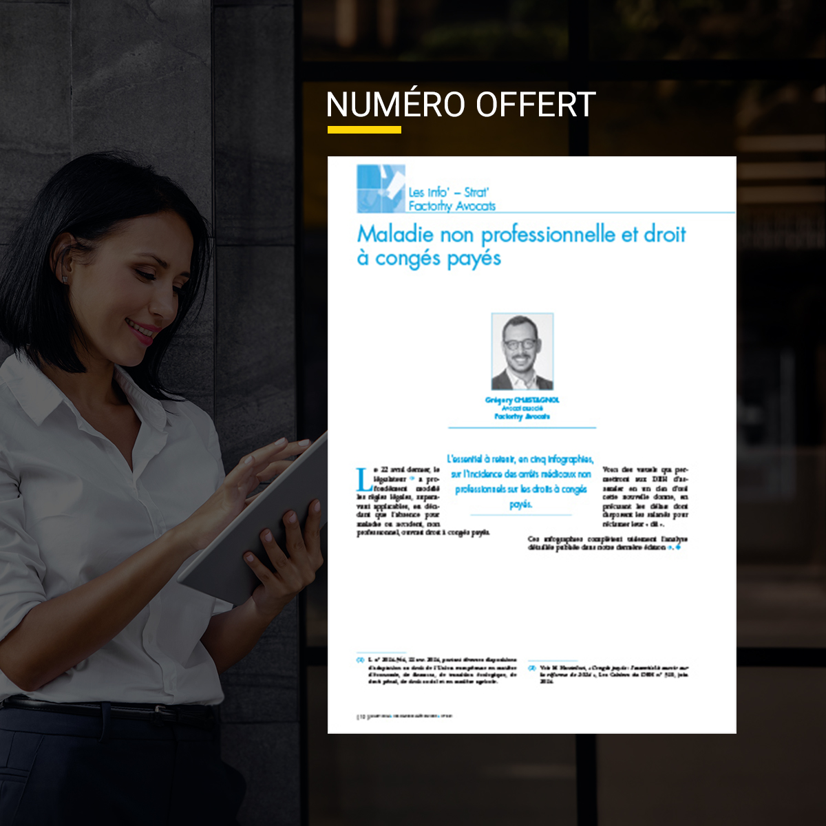 Numéro gratuit - Cahiers des DRH - Maladie non professionnelle et congés payés