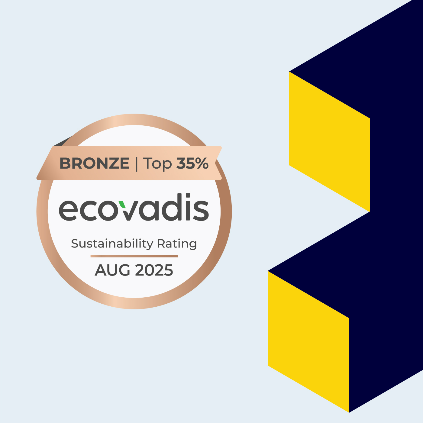 Lamy Liaisons obtient le label EcoVadis – TOP 35 %